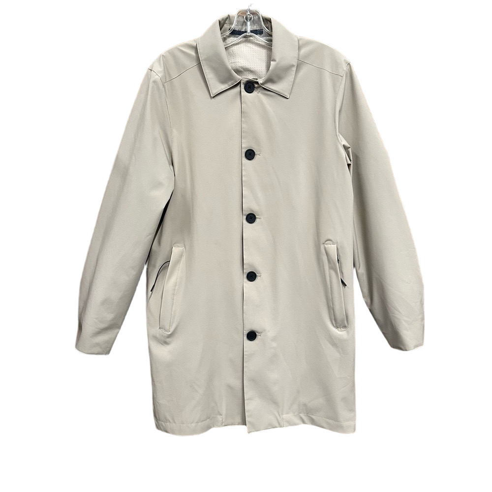 Selected Homme Mens beige trench coat Small Water Repellant Neutral